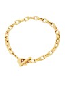 Coach Bracciale da donna placcato oro, modello alla moda 37376745GLD710 donna