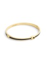 Coach Elegante bracciale solido da donna 37546478GLD001 donna