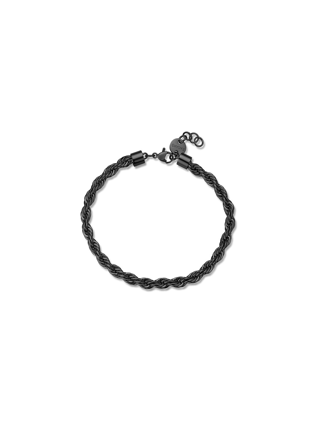 S'Agapõ Bracciale in acciaio nero Valis Ripple SRP94 donna