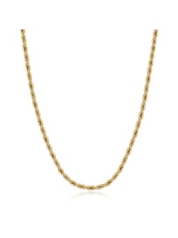 S'Agapõ Collana da uomo Valis Ripple in acciaio placcato oro SRP89 uomo