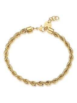 S'Agapõ Bracciale Valis Ripple SRP93 in acciaio placcato oro donna