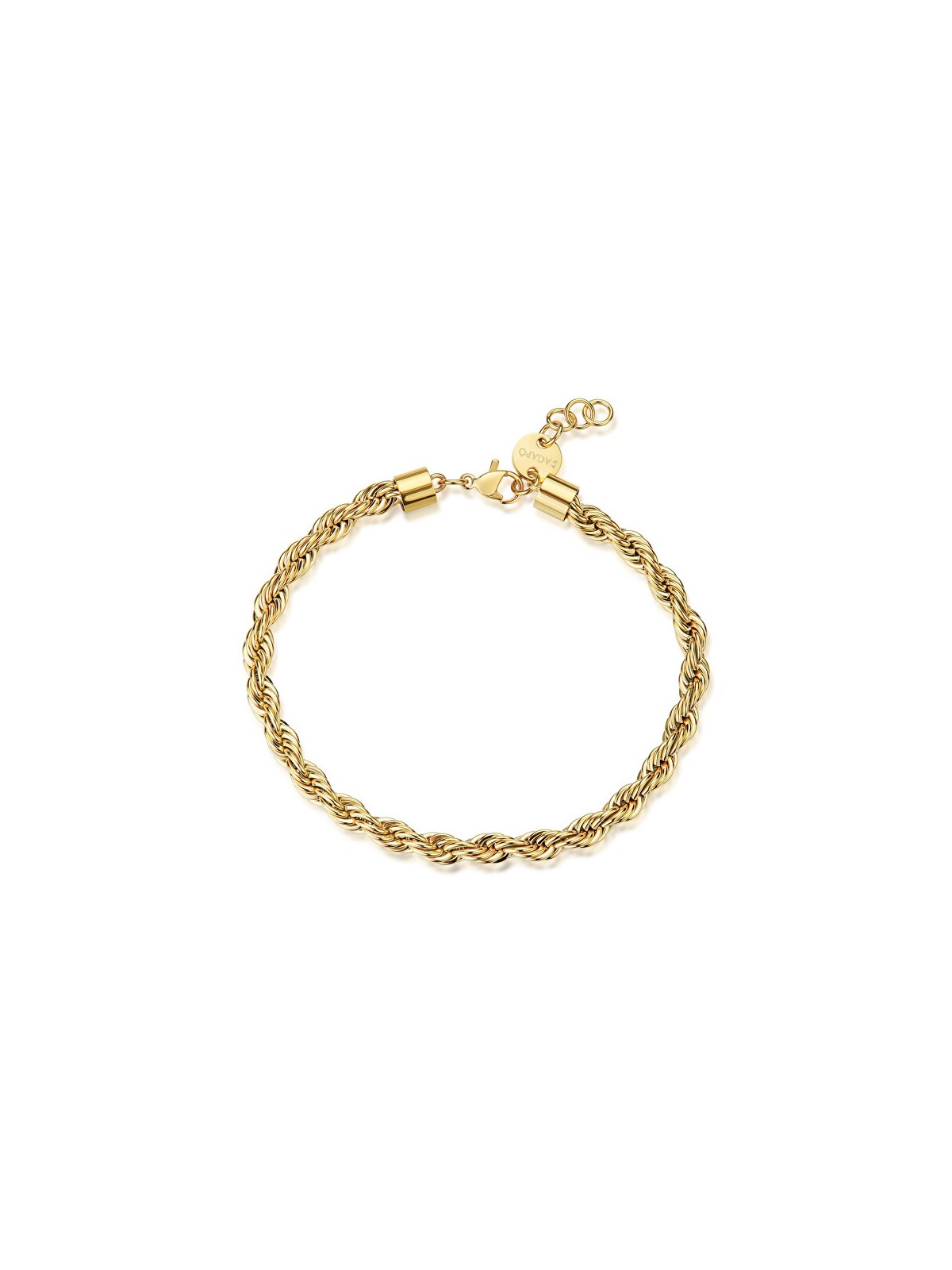 S'Agapõ Bracciale Valis Ripple SRP93 in acciaio placcato oro donna