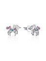 MOISS Orecchini con unicorno in zirconi cubici E0001452 donna