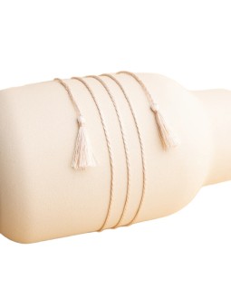 MUMMY BELL Cordoncino di seta rosa antico, 130 cm donna