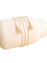MUMMY BELL Cordoncino di seta beige 130 cm donna