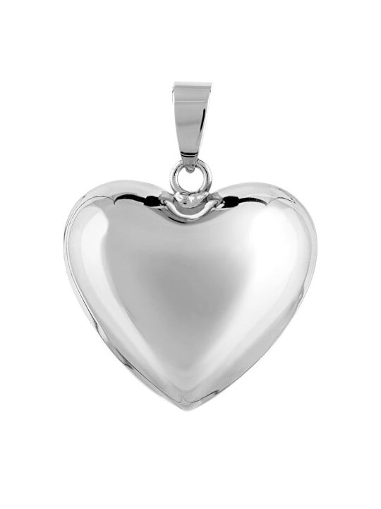 MUMMY BELL Campanulare di gravidanza a forma di cuore - Argento donna