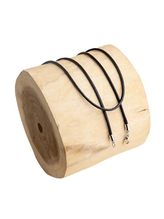 MUMMY BELL Cordino intrecciato nero da 114 cm donna
