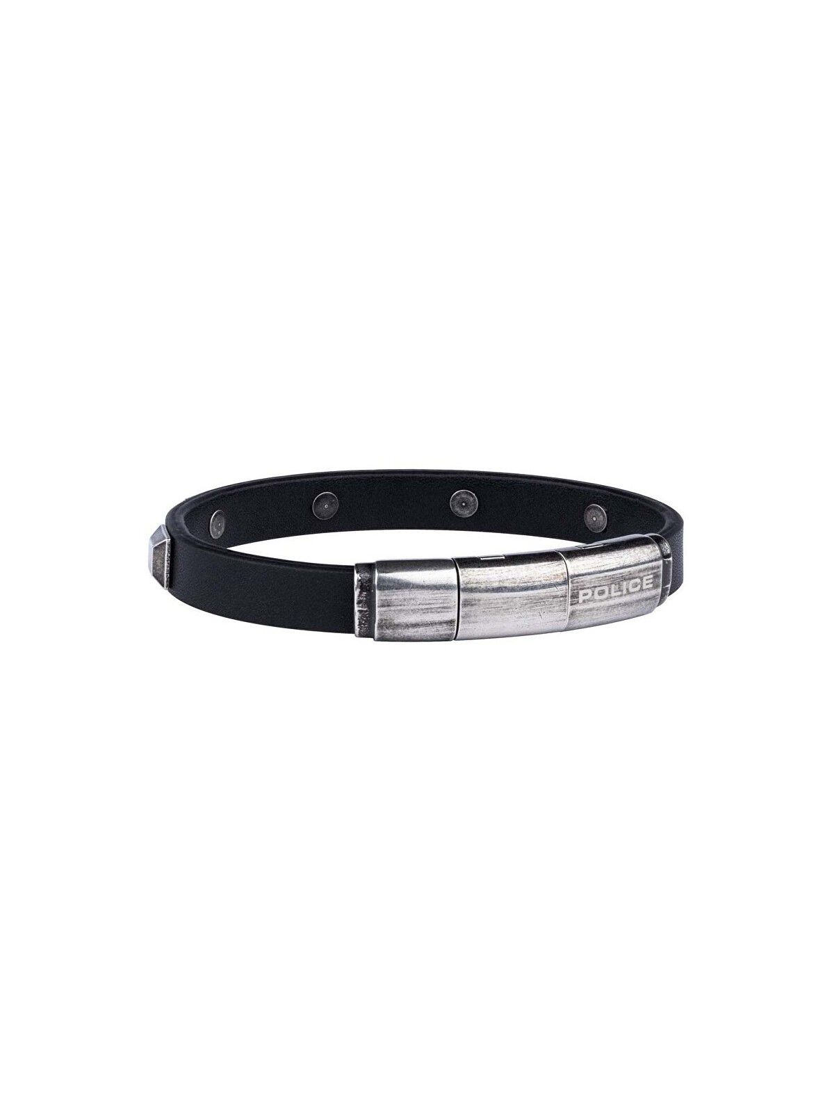 Police Bracciale da uomo moderno in pelle 26344BLSB/02 uomo