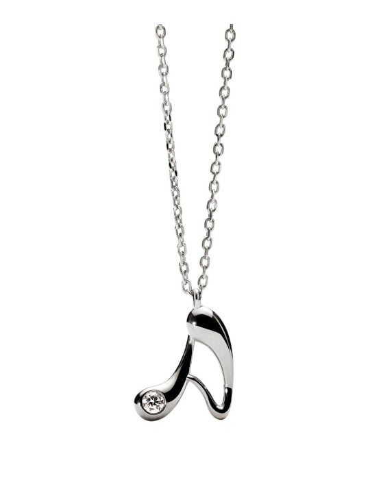 PDPAOLA Collana in argento con iniziale "A" CO02-B74-U catena, ciondolo donna