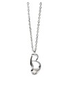 PDPAOLA Collana in argento con iniziale "B" CO02-B75-U catena, ciondolo donna