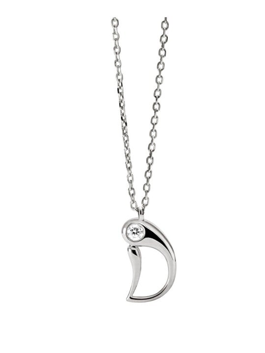 PDPAOLA Collana in argento con iniziale "D" CO02-B77-U catena, ciondolo donna