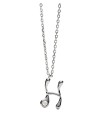 PDPAOLA Collana in argento con iniziale "H" CO02-B81-U catena, ciondolo donna