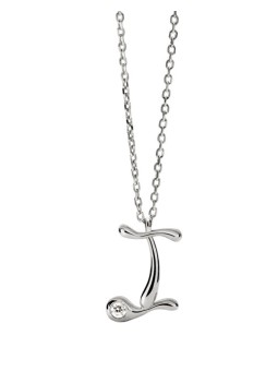 PDPAOLA Collana in argento con iniziale "I" CO02-B82-U catena, ciondolo donna