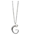 PDPAOLA Collana in argento con iniziale "G" CO02-B80-U catena, ciondolo donna