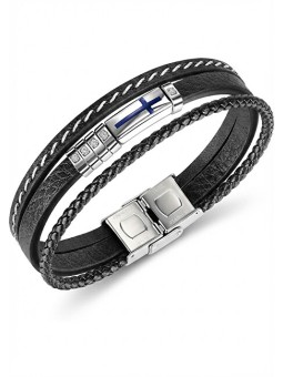 Troli Bracciale da uomo in pelle alla moda uomo