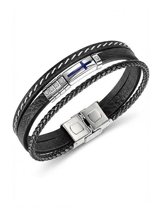 Troli Bracciale da uomo in pelle alla moda uomo