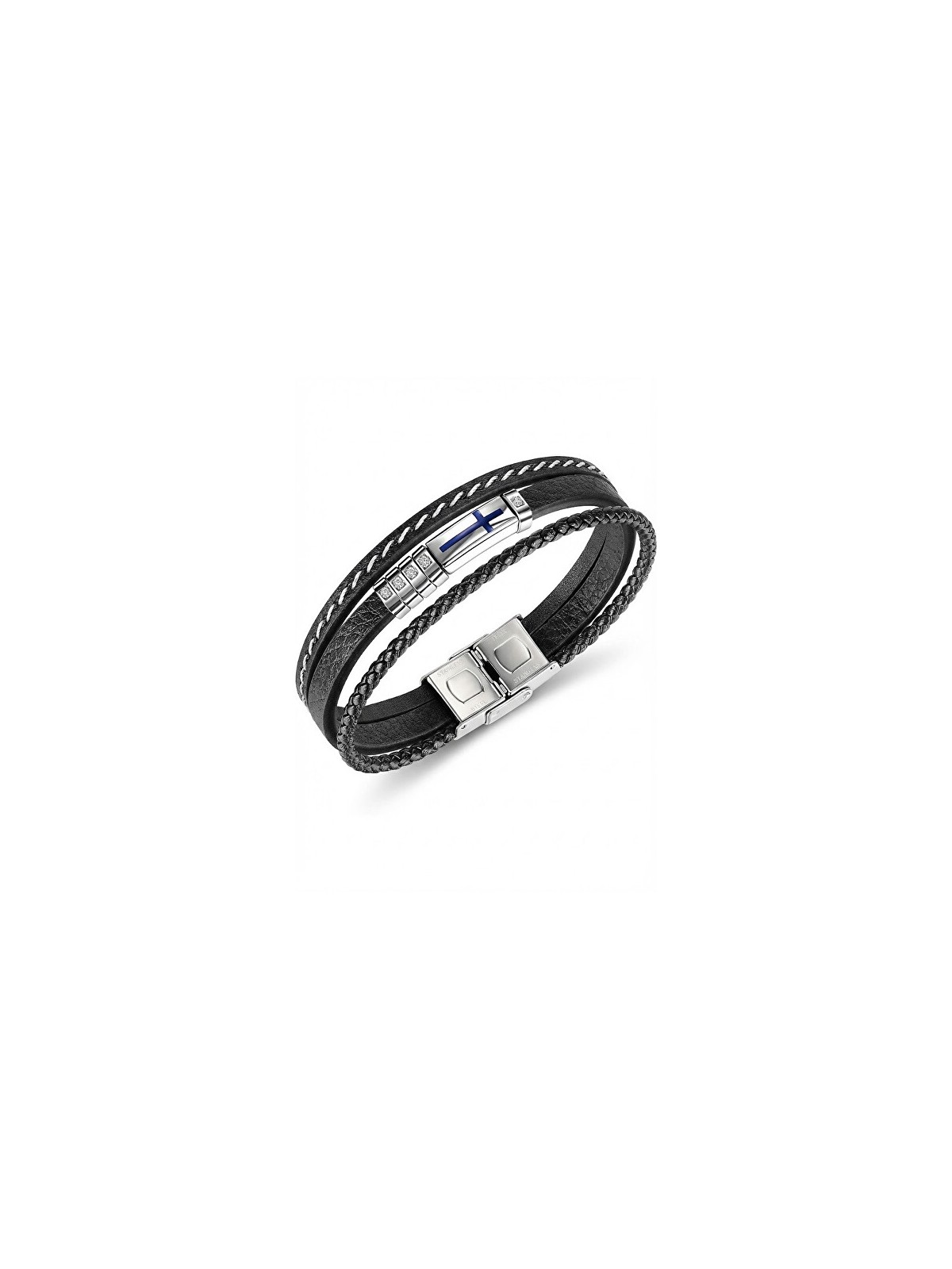 Troli Bracciale da uomo in pelle alla moda uomo