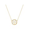 Rosefield Collana placcata in oro con cristalli Albero della Vita JNLNG-J1319 donna