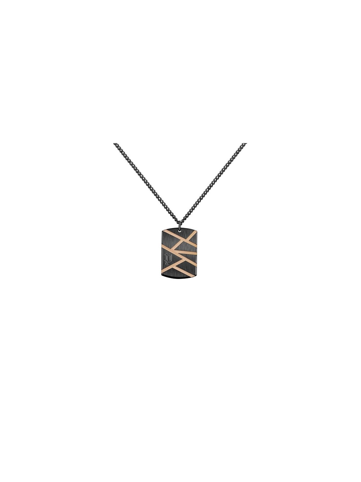 Police Collana da uomo in acciaio Laugharne PJ26485PSBR01 uomo