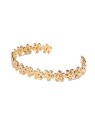 Emily Westwood Bracciale a fiore in acciaio massiccio placcato oro EWB250165G donna