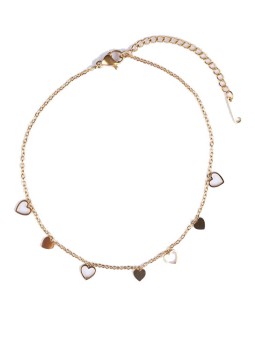 Emily Westwood Cavigliera placcata in oro con cuori Lumoura EWA250352G donna