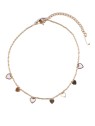Emily Westwood Cavigliera placcata in oro con cuori Lumoura EWA250352G donna