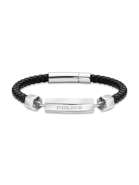 Police Elegante bracciale in pelle con fibbia PEAGB2119634 uomo