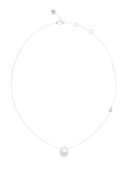 Guess Elegante collana in acciaio Moon Drops JUBN06245JWRHT/U donna