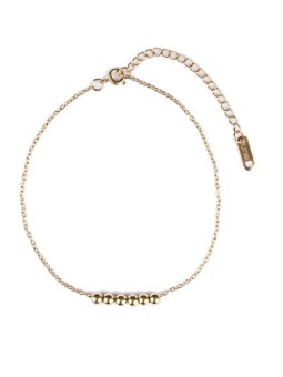 Emily Westwood Cavigliera minimalista in acciaio placcato oro EWA250366G donna