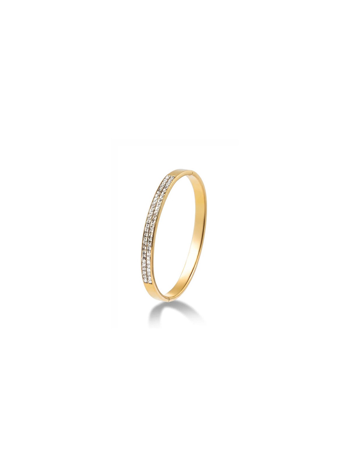 Emily Westwood Bracciale massiccio placcato oro con cristalli Nyra EWB250397G donna