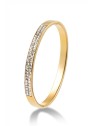 Emily Westwood Bracciale massiccio placcato oro con cristalli Nyra EWB250397G donna