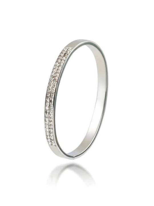 Emily Westwood Bracciale solido con cristalli EWB250397S donna