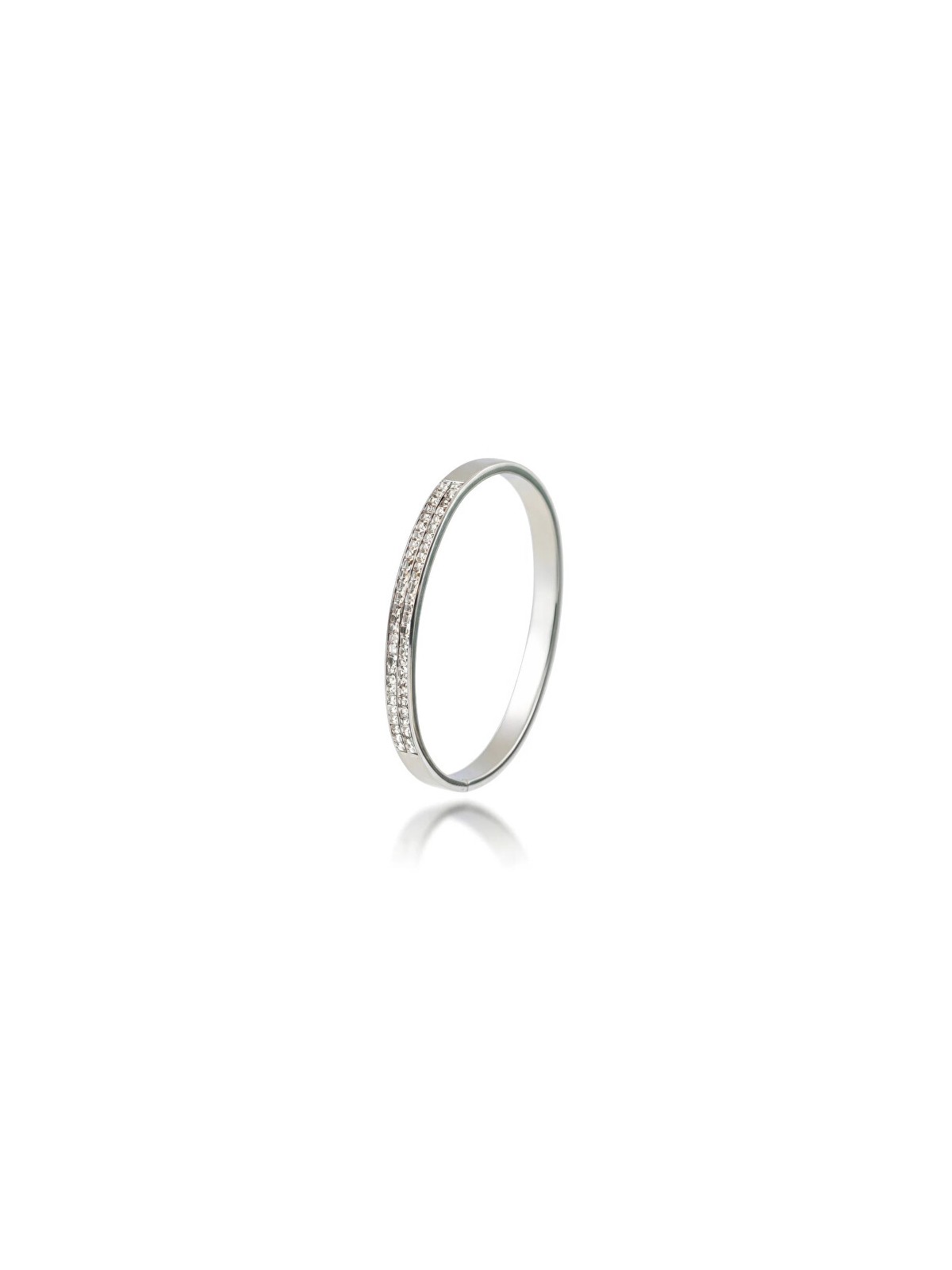 Emily Westwood Bracciale solido con cristalli EWB250397S donna