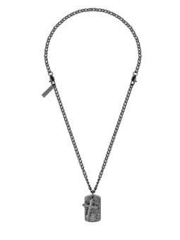 Police Elegante collana in acciaio con cristalli Vigor PEAGI2214501 uomo
