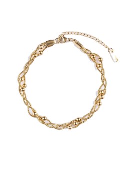 Emily Westwood Cavigliera in acciaio triplamente placcata oro Celoura EWA250374G donna