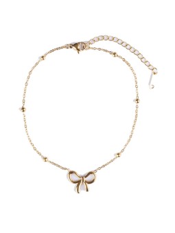 Emily Westwood Cavigliera placcata in oro con fiocco Sylvane EWA250365G donna