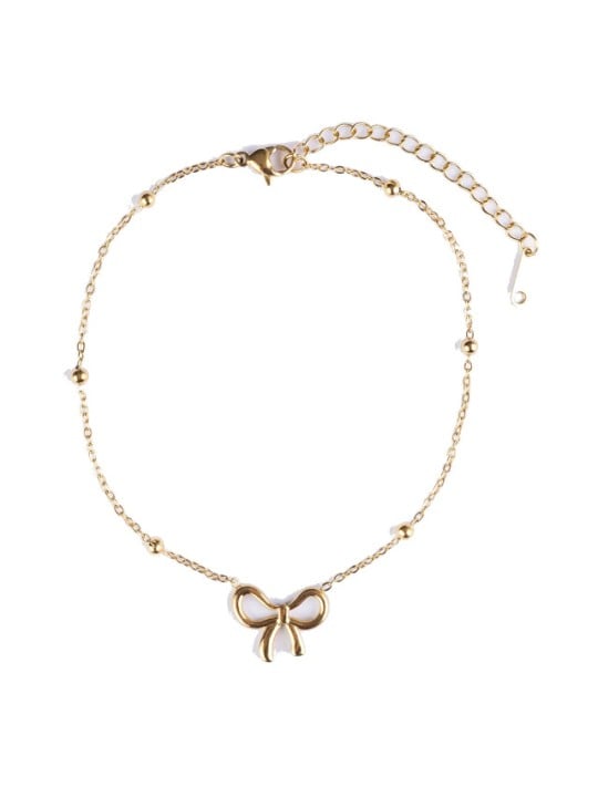 Emily Westwood Cavigliera placcata in oro con fiocco Sylvane EWA250365G donna