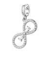Rosato Ciondolo infinito in argento con zirconi cubici Storyie RZ263R donna