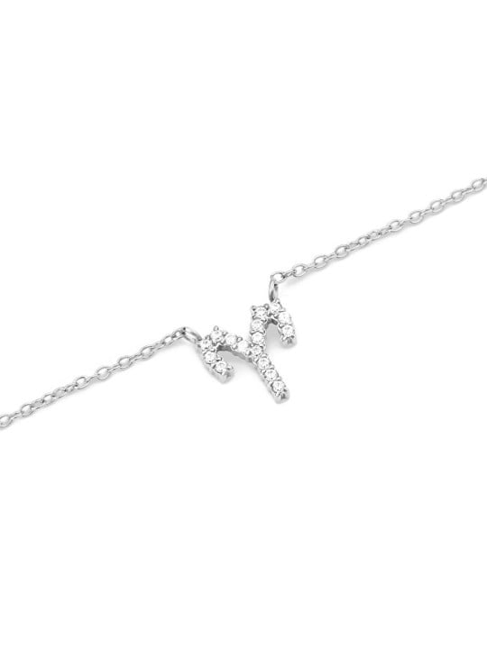 Daniel Wellington Elegante collana in acciaio con cristallo, segno zodiacale Ariete DW00400943 donna