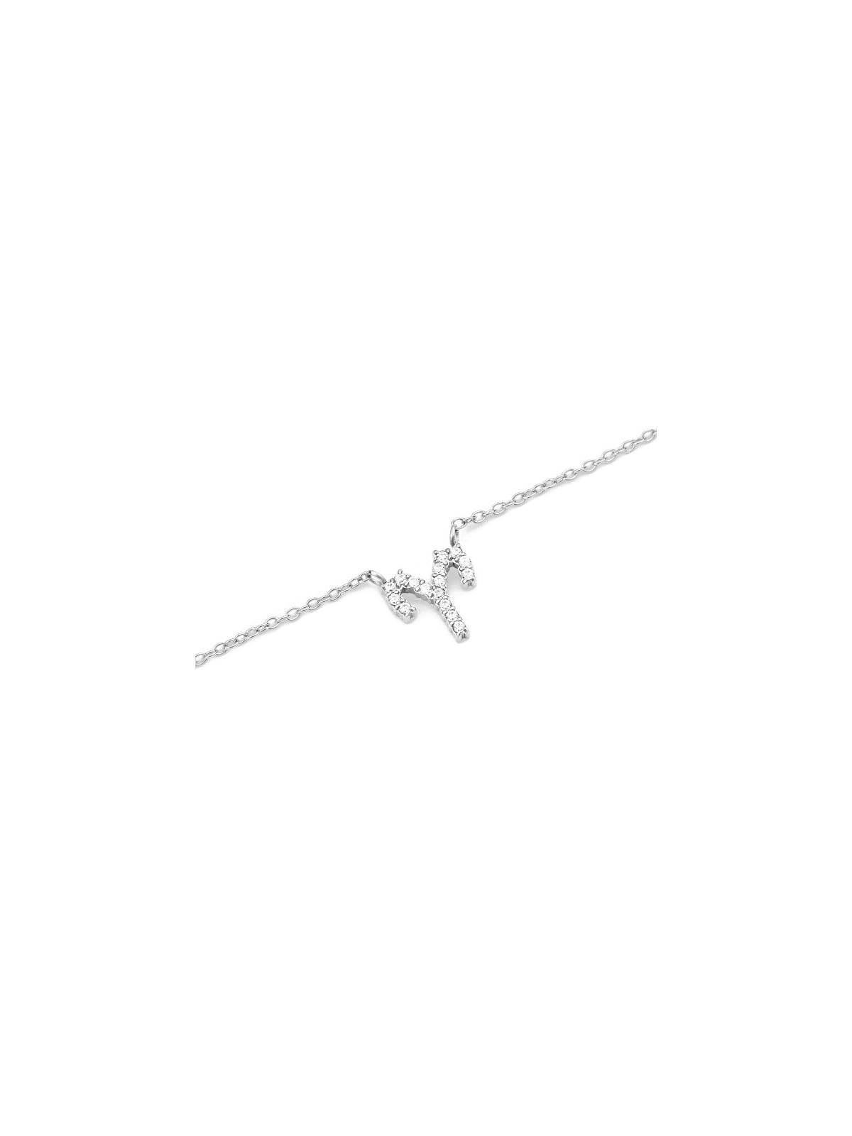 Daniel Wellington Elegante collana in acciaio con cristallo, segno zodiacale Ariete DW00400943 donna