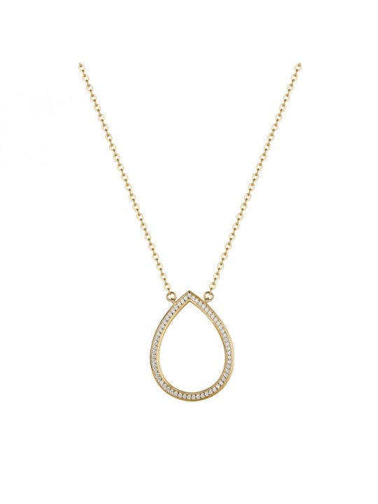 Rosato Delicata collana placcata oro con zirconi cubici Drop Sofia RZSO06 donna
