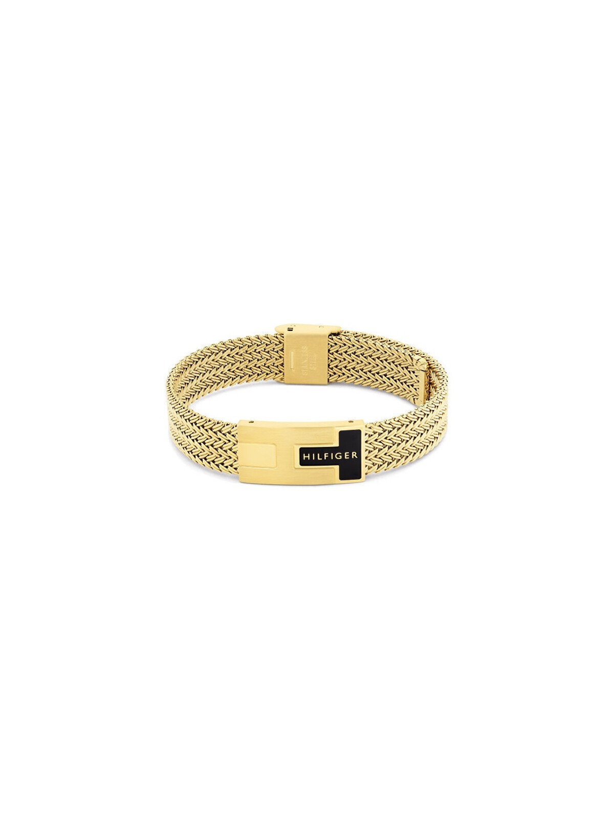 Tommy Hilfiger Bracciale da uomo placcato oro, maglia nautica 2790706 uomo