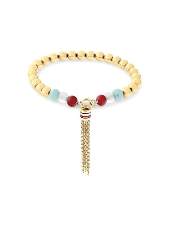 Tommy Hilfiger Braccialetto giocoso con perline, stile hippie moderno 2781042 donna