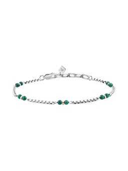Morellato Bracciale da uomo bicolore con perline di quarzo Terra S1756 uomo