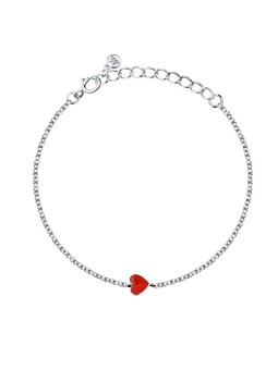 Morellato Braccialetto da bambino in argento con cuore rosso Dono SAZL09 donna