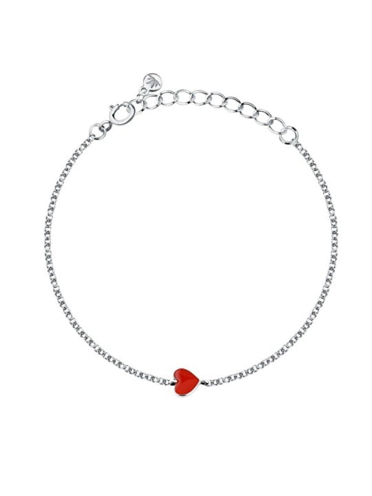 Morellato Braccialetto da bambino in argento con cuore rosso Dono SAZL09 donna