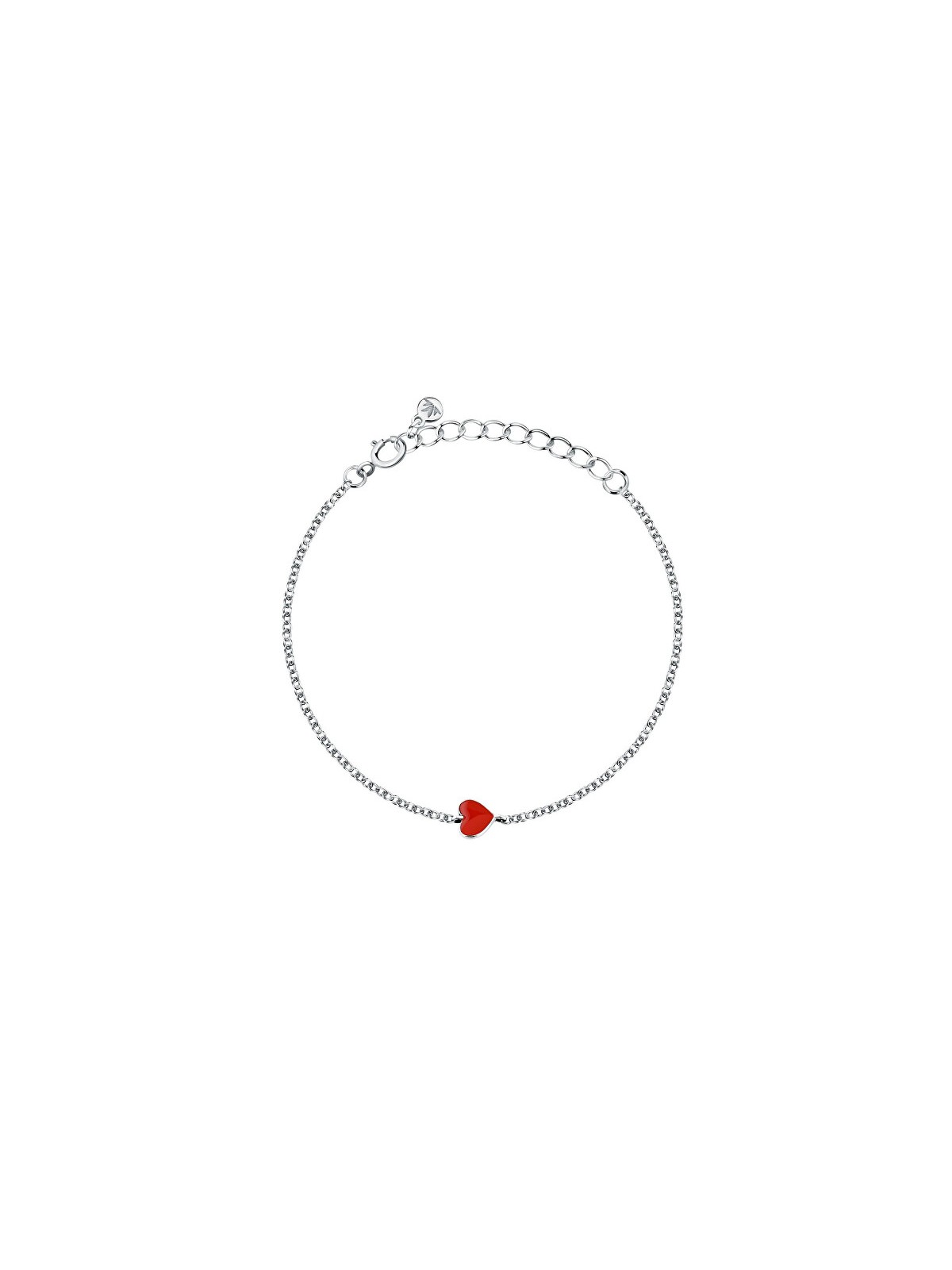Morellato Braccialetto da bambino in argento con cuore rosso Dono SAZL09 donna