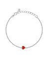 Morellato Braccialetto da bambino in argento con cuore rosso Dono SAZL09 donna