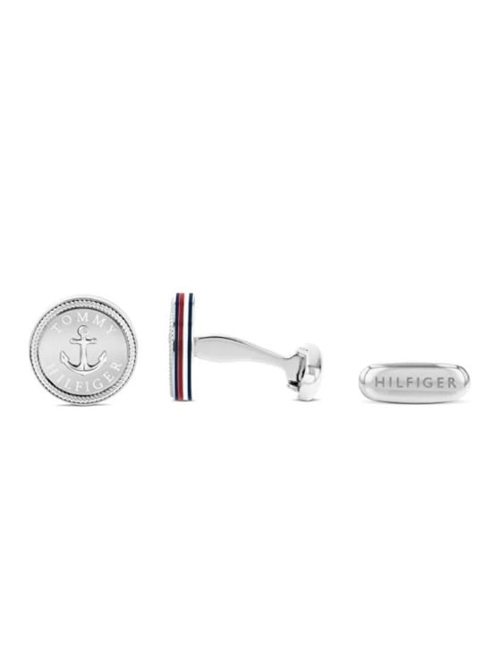 Tommy Hilfiger Gemelli moderni in acciaio Anchor 2790701 uomo