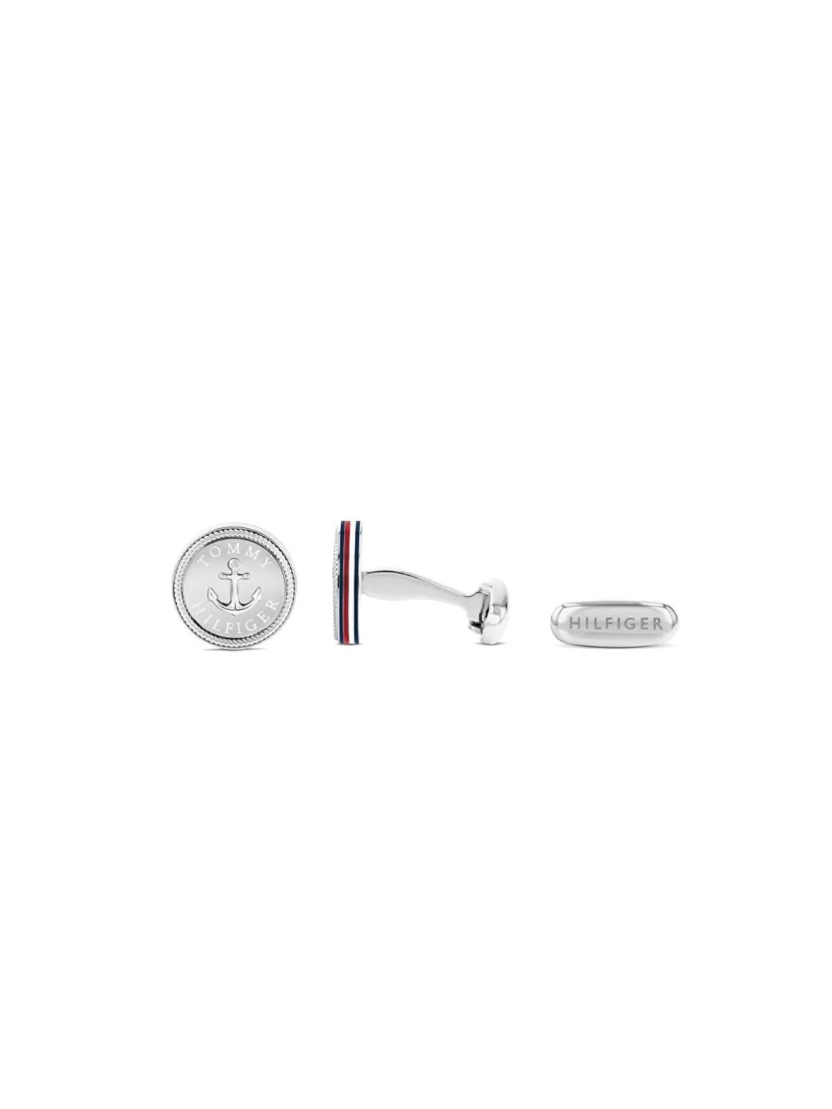 Tommy Hilfiger Gemelli moderni in acciaio Anchor 2790701 uomo
